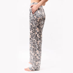 Silk Pants Animal Print