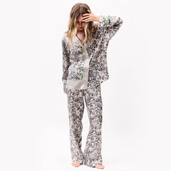 Silk Shirt Animal Print