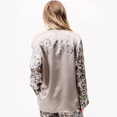 Silk Shirt Animal Print