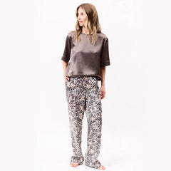 Silk Pants Animal Print