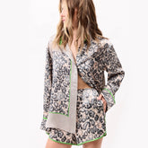 Silk Shirt Animal Print