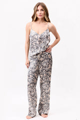 Silk Pants Animal Print