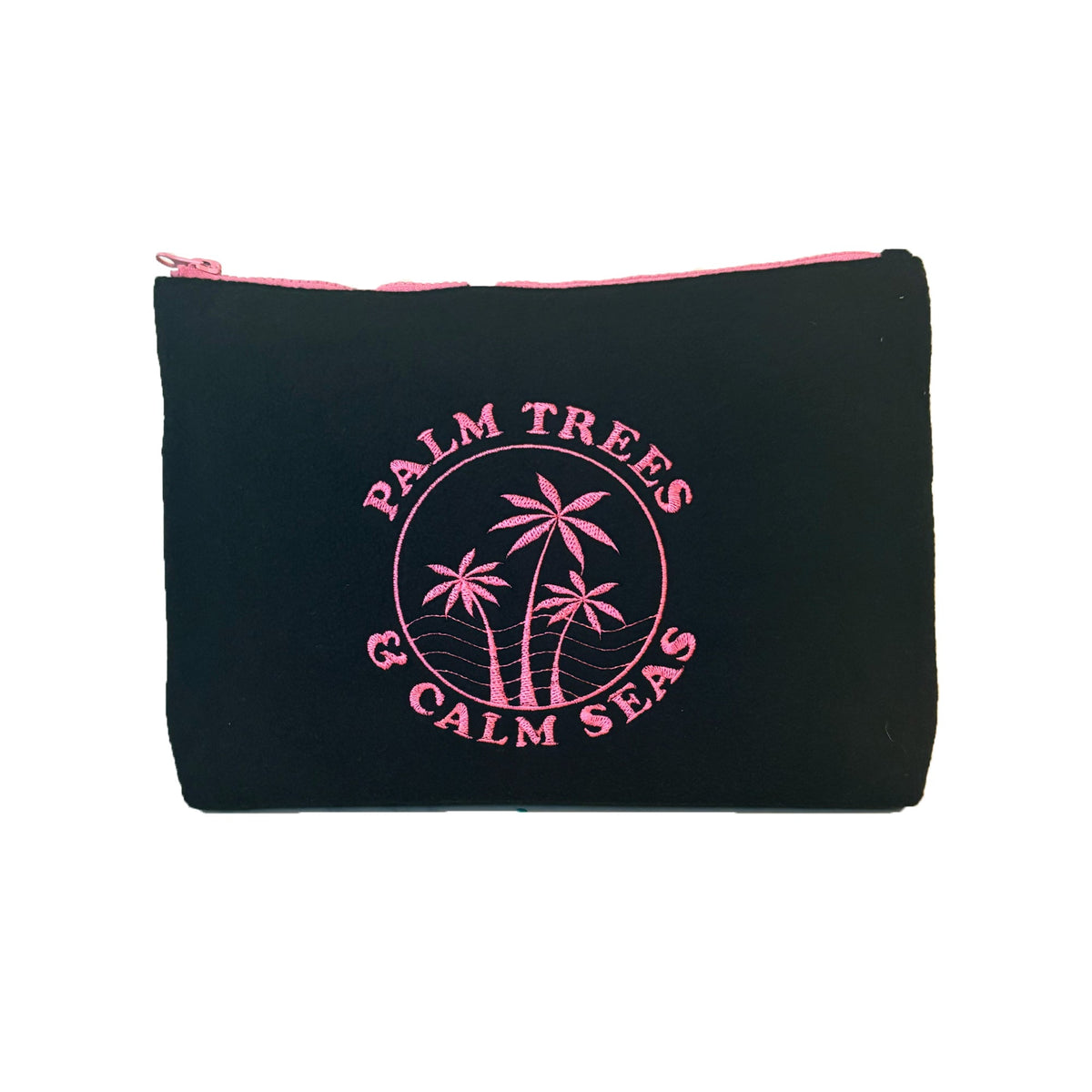 Palm Trees & Calm Seas Plush Travel Bags