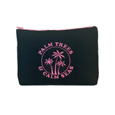 Palm Trees & Calm Seas Plush Travel Bags