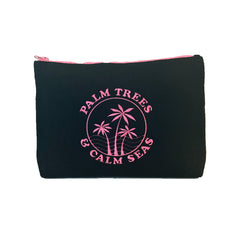 Palm Trees & Calm Seas Plush Travel Bags