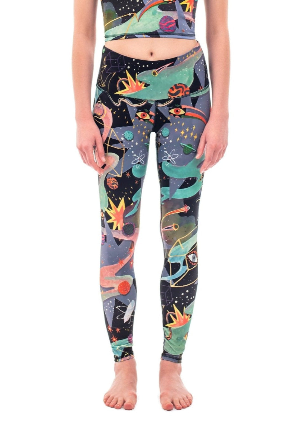 DOOR of the COSMOS LEGGINGS - BAMBOO
