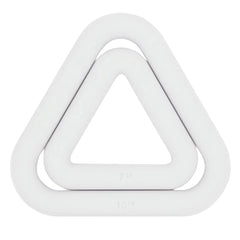 Peak Strength Weighted Triangles Set White