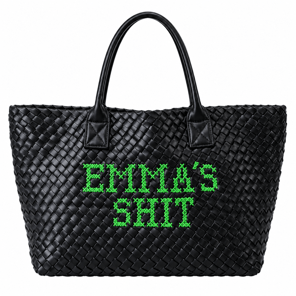 Personalised ****** Shit Black Handbag