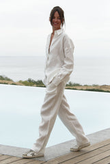 Linen Spirit Pants White