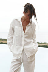 Linen Spirit Shirt White