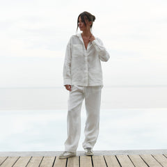 Linen Spirit Pants White