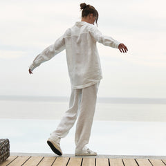 Linen Spirit Pants White