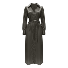 Silk Shirt Dress the Lady