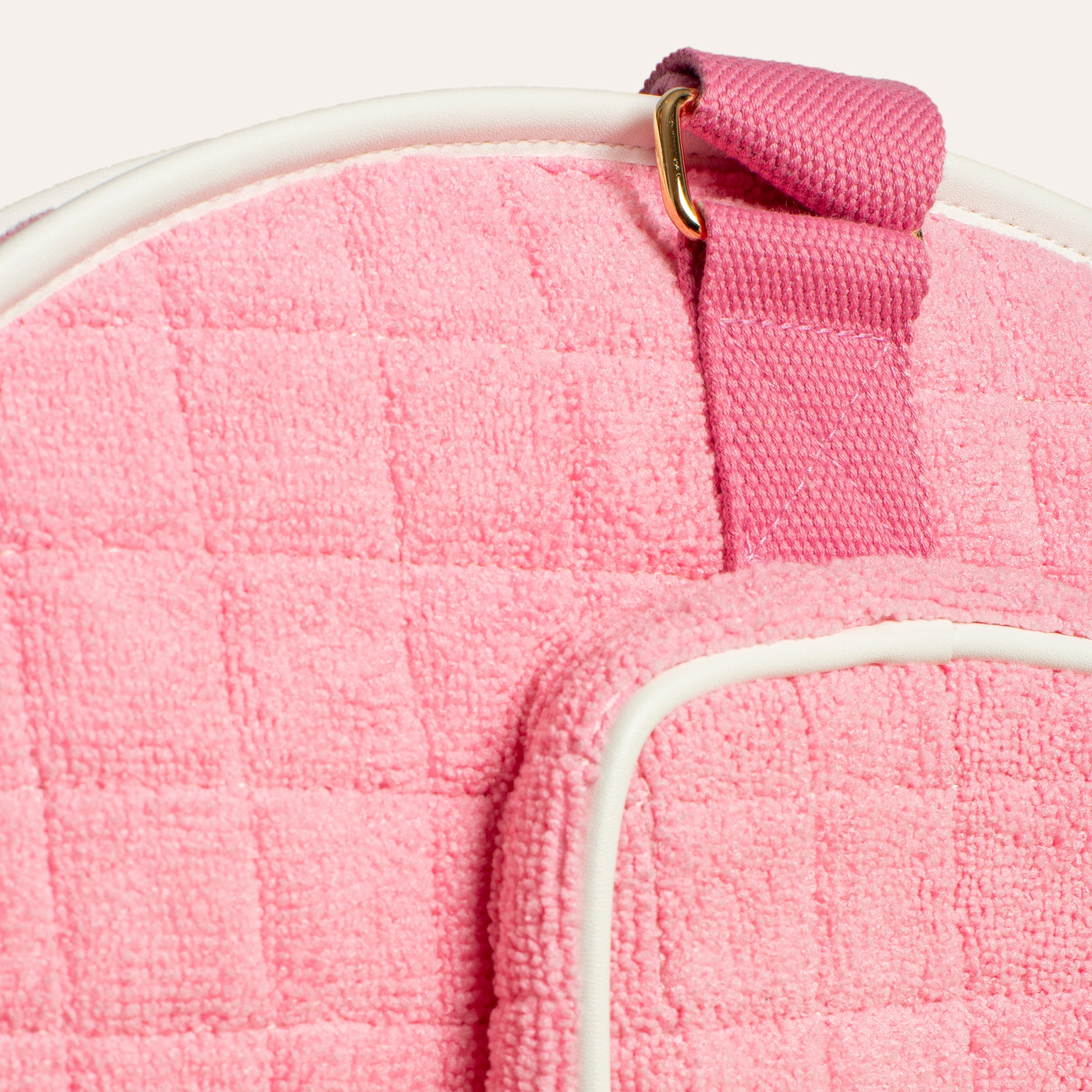 Tennis Racket Cover Pink Terrycloth