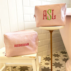 Personalised Monogramed Make Up Bag