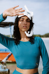Rash Guard Top - Teal