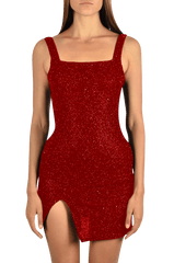 Sofia Hand Beaded Party Dress White