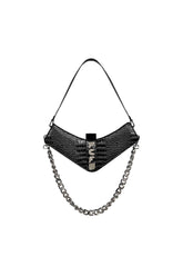 Boomerang Shoulder Bag - Black