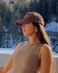 Organic Corduroy Alex Cap Brown