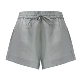 Linen Spirit Shorts Sage Green
