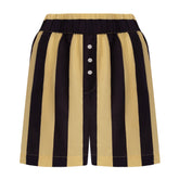 Strapped Cotton Shorts Panna Cotta