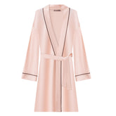 Bamboo Kimono Robe in Peach Powder