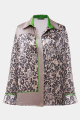 Silk Shirt Animal Print