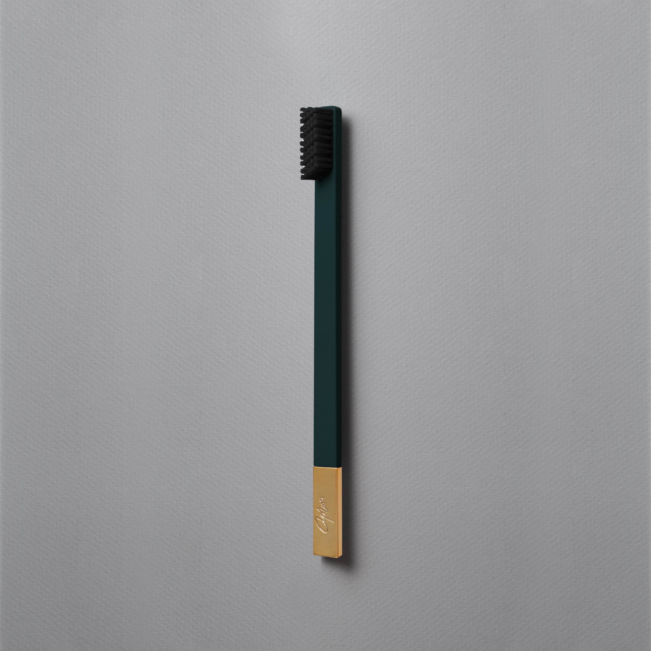 British Racing Green Gold Toothbrush
