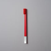 Carmine Red Silver Toothbrush