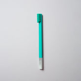 Turquoise Blue Silver Toothbrush