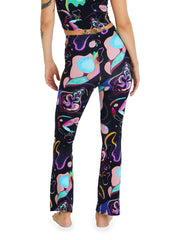 SPACE BODITY FLARED PANTS - BAMBOO