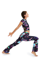 SPACE BODITY FLARED PANTS - BAMBOO