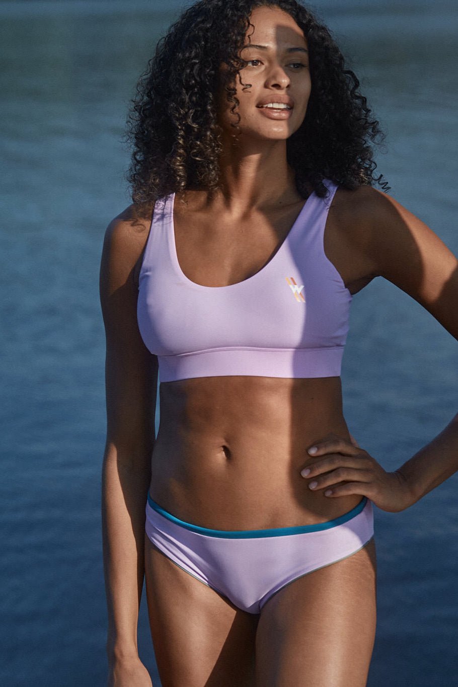Sports Top Reversible ― Green/Purple