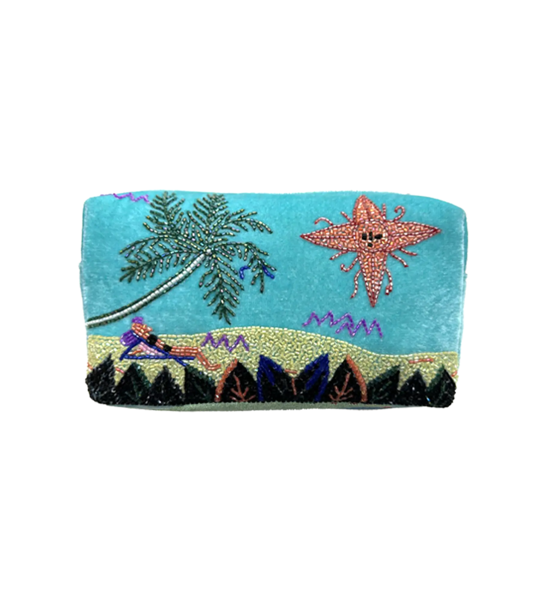 By the Ocean Makeup Bag Blue Christina Milian
