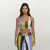 Striped Sports Bra - Futura Nostalgia Edition