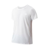 Super Elastic White Short Sleeve T-Shirts for Men