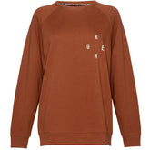 B-Relaxed Organic Sweatshirt Rust