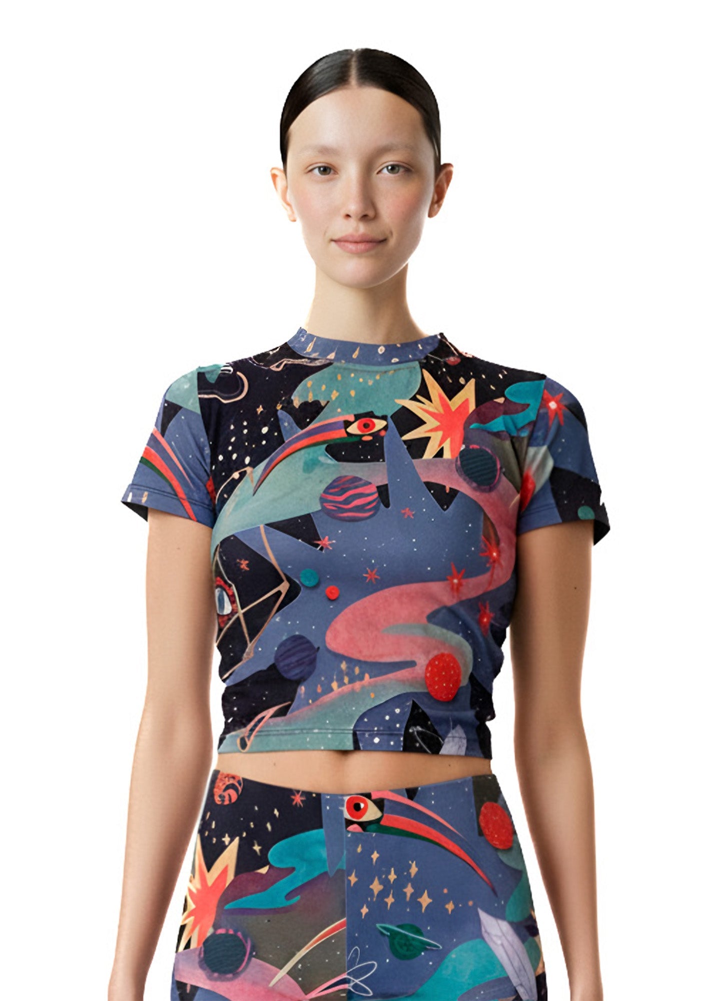 DOOR of the COSMOS T-SHIRT - BAMBOO