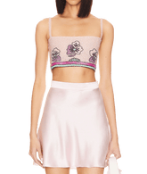 Tallulah Crystal Co-Ord Pull on Top Multi Colour