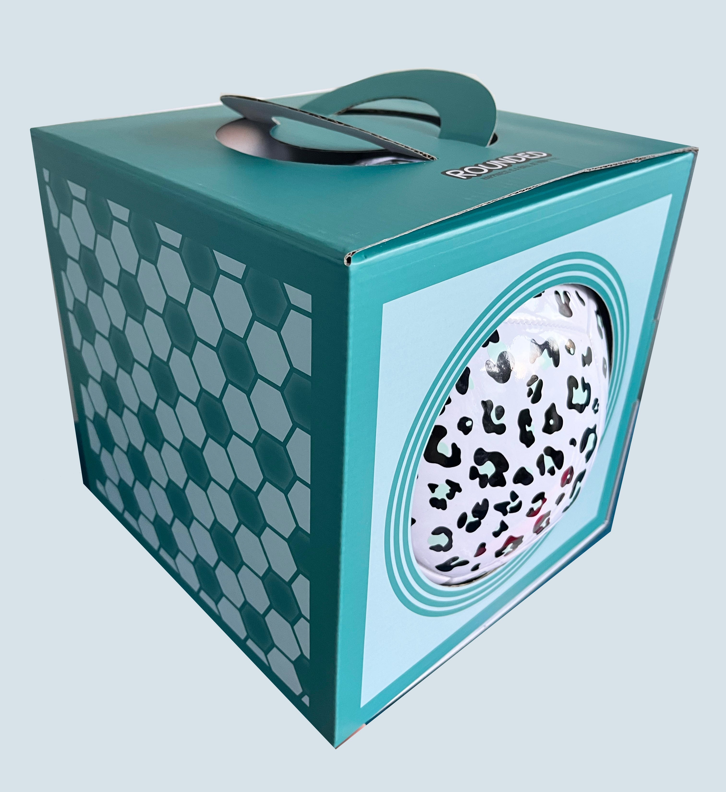 Gift Boxed Leopard Print Football