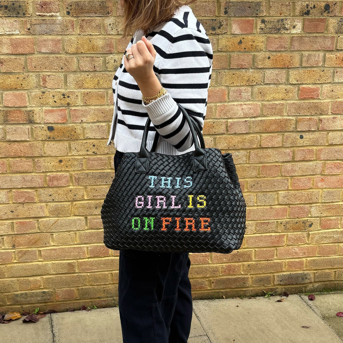 This Girl Is on Fire Handbag