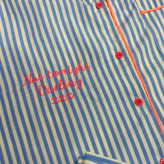 Blue Not Tonight Darling Pyjamas