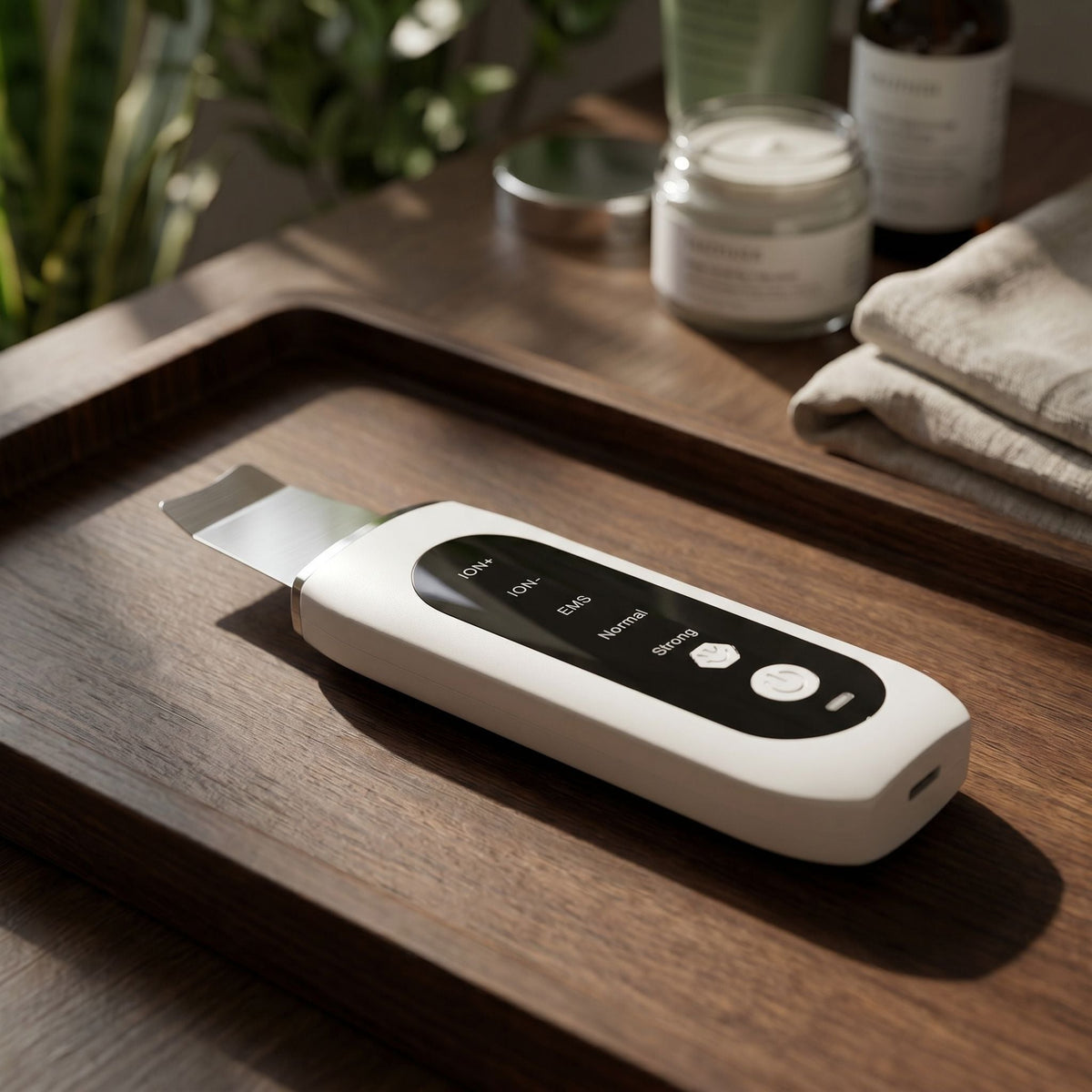 Ultrasonic Face Skin Scrubber