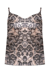 Silk Camisole Animal Print