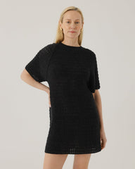 Vasara: Fog Grey Mini Dress