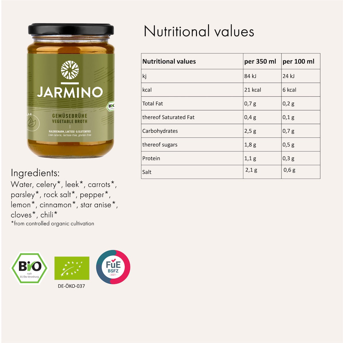 Vegetable Broth (6x 350ml)