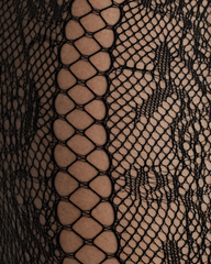 Noir Stem Venom Lace Tights
