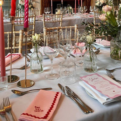 Wedding Ric Rac Napkins | Set 10
