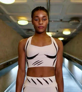 White Sports Bra - Femme Power Edition