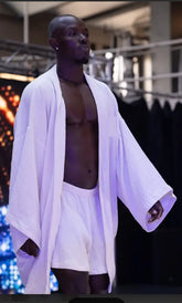 Men's Robe Set White